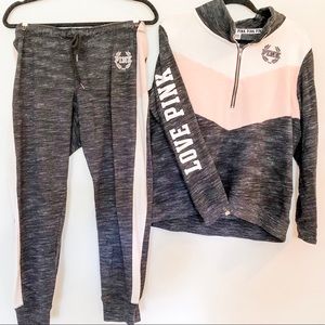 PINK Sweat set